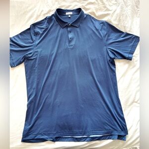 Peter Millar Short Sleeve Summer Comfort Print Polo Knit Shirt Size 2XTall